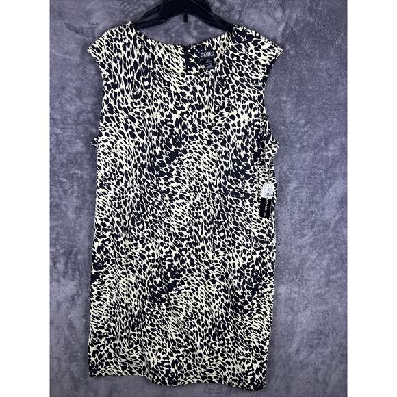 Soho Dresses & Skirts - Soho Apparel LTD Women’s Dress Size 20W Animal PrintSleeveless Leopard “NO BELT”